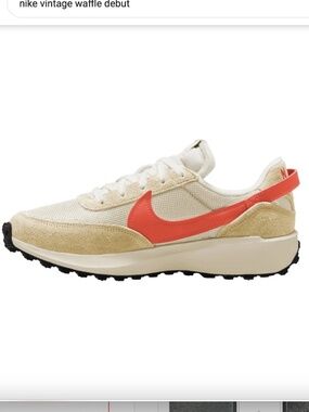 Nike Waffle Debut Vintage WMNS Muslin / Campfire Orange Women's size 9 NWOT